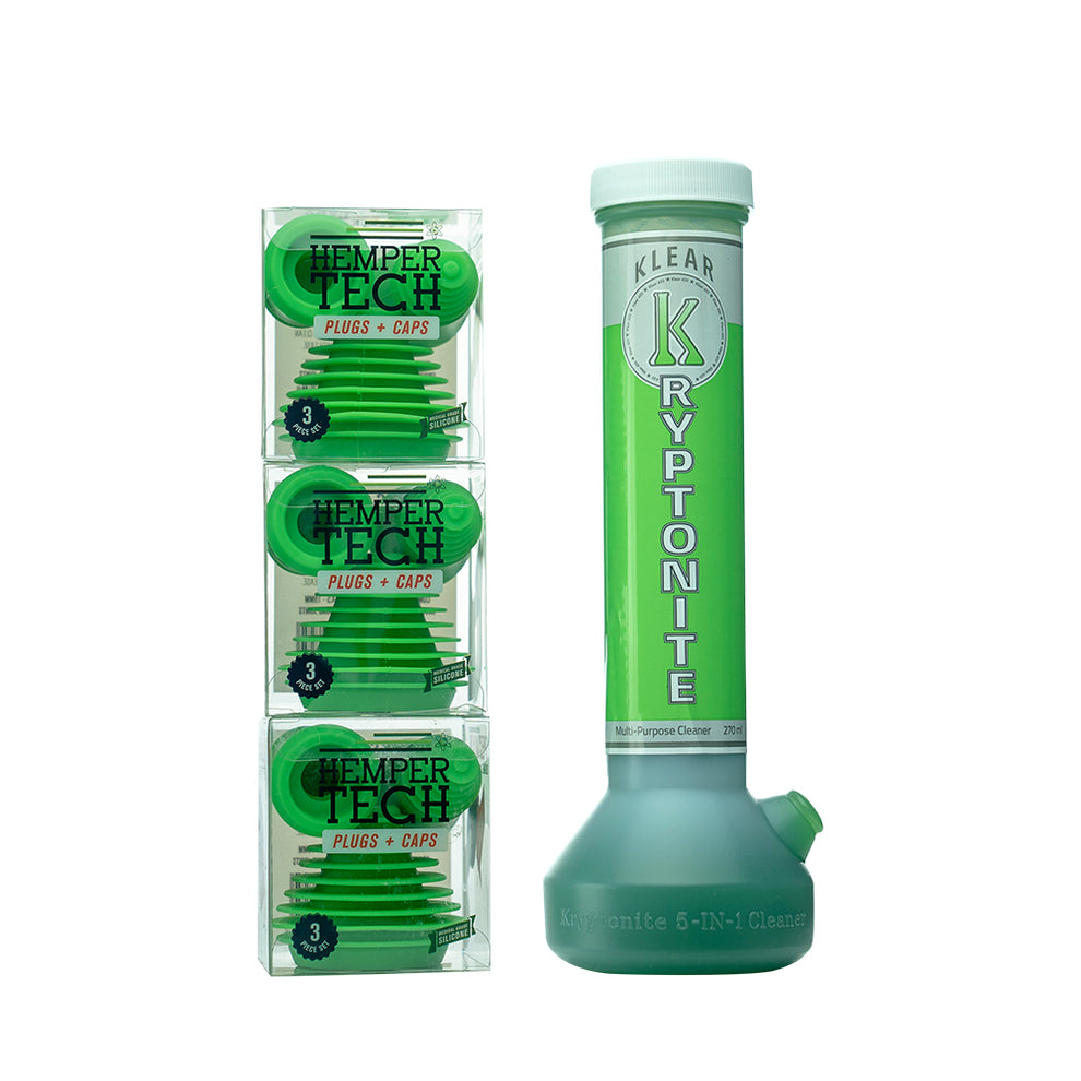 HemperTech Cleaning Plugs+Caps Kryptonite Bundle - 1