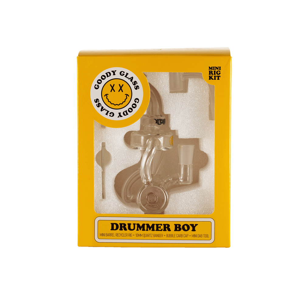 Goody Glass - Drummer Boy Mini Dab Rig 4-Piece Kit - 6