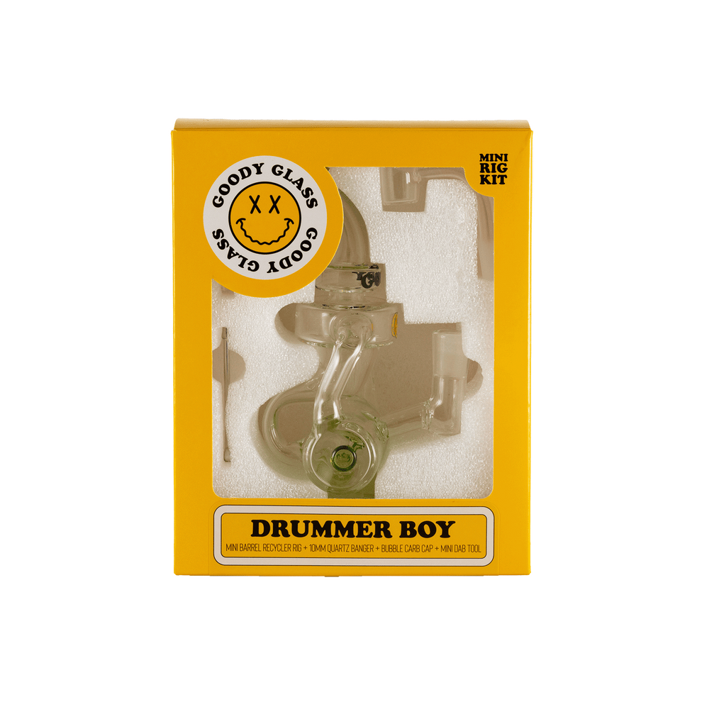 Goody Glass - Drummer Boy Mini Dab Rig 4-Piece Kit - 7