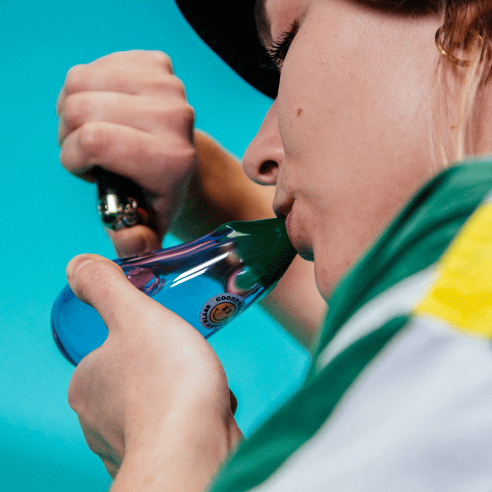 Goody Glass - Eggplant Hand Pipe - 5