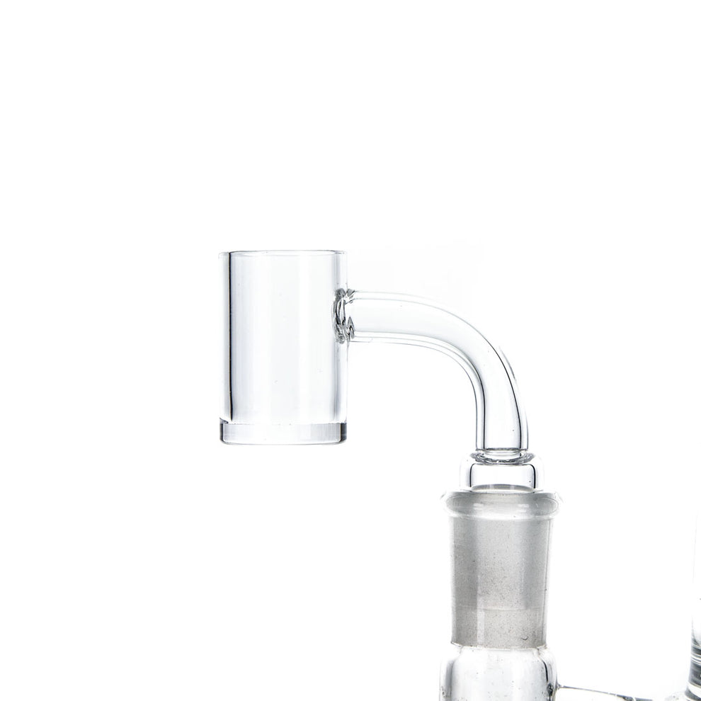 Flat Top Thick Base Quartz Banger | 14mm Male Joint | 25mm OD | 2mm Thickness - 1