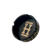 Hemper Ceramic Ashtray with Gold Leaf Design