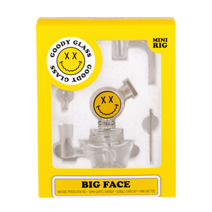 Goody Glass - Big Face Mini Dab Rig 4-Piece Kit