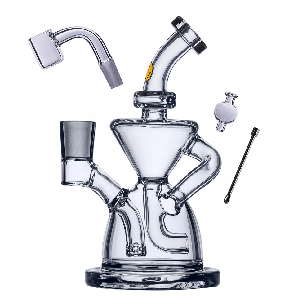 Goody Glass - Twister Mini Dab Rig 4-Piece Kit - 4