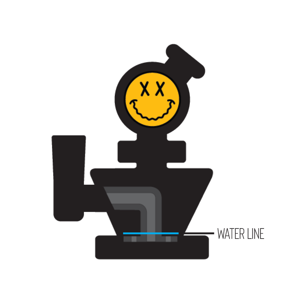 Goody Glass - Big Face Mini Dab Rig 4-Piece Kit - 10