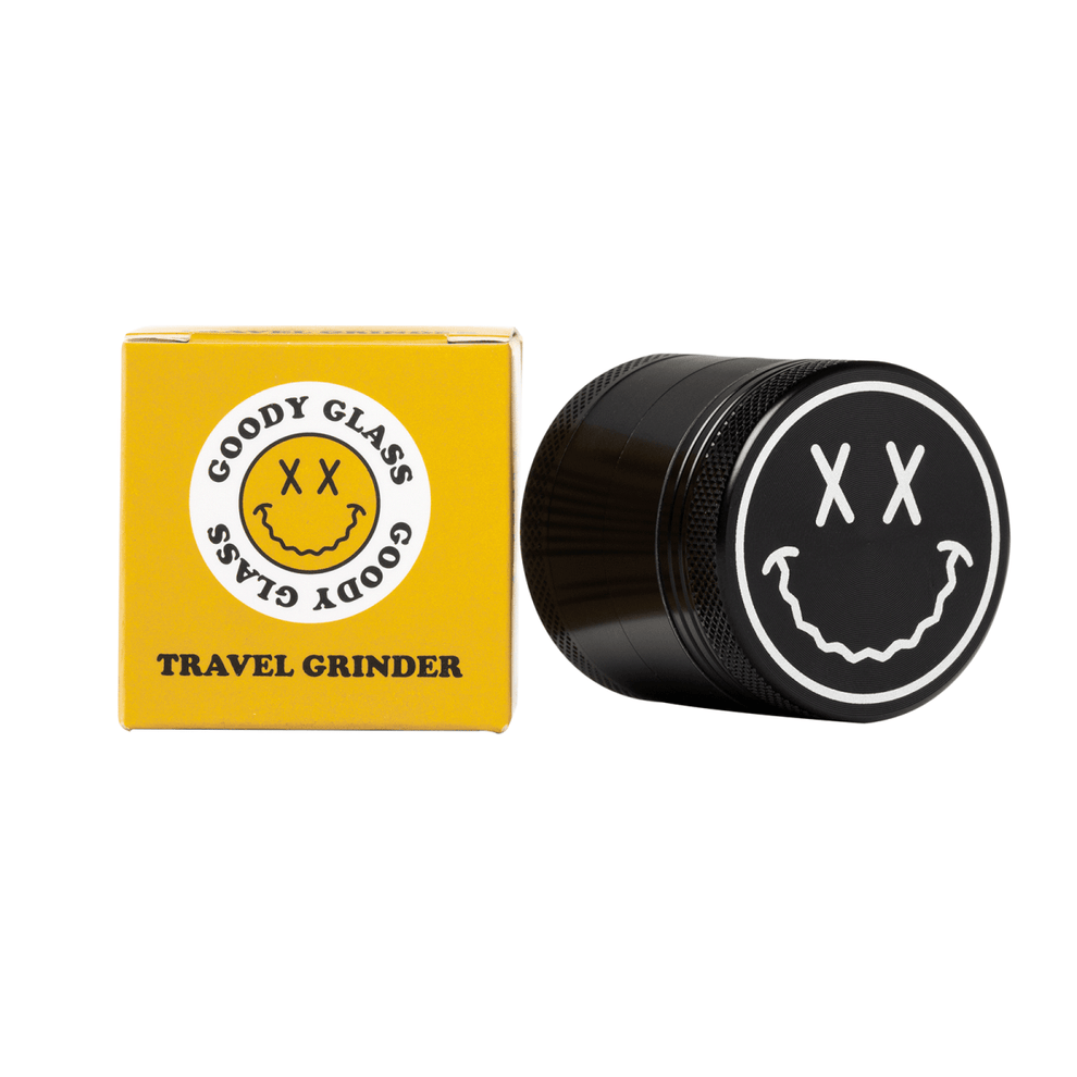 glass tobacco grinder Goody Glass Big Face Aluminum Herb Grinder glass tobacco grinder Goody Glass Big Face Aluminum Herb Grinder