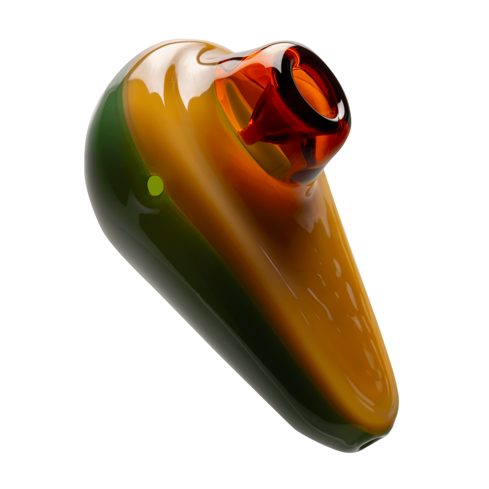 Goody Glass - Avocado Hand Pipe - 1