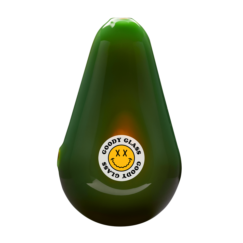 Goody Glass - Avocado Hand Pipe - 3