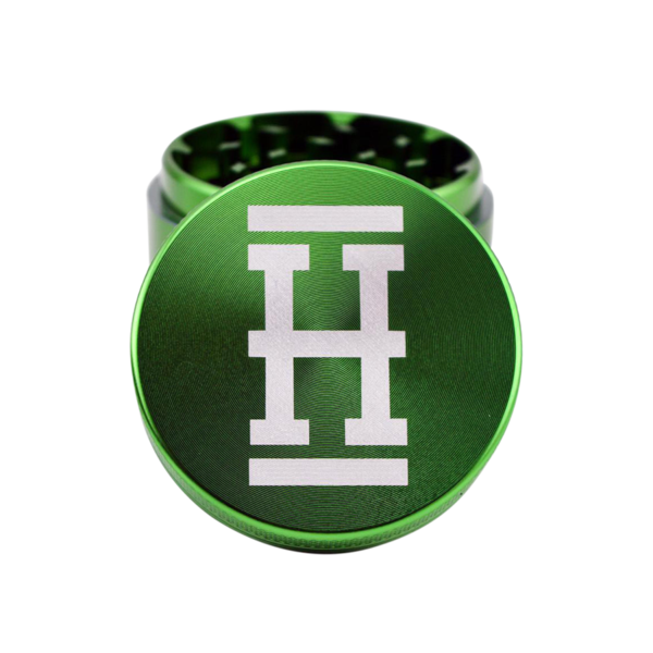 HEMPER 4 Piece Green Aluminum Herb Grinder - 2