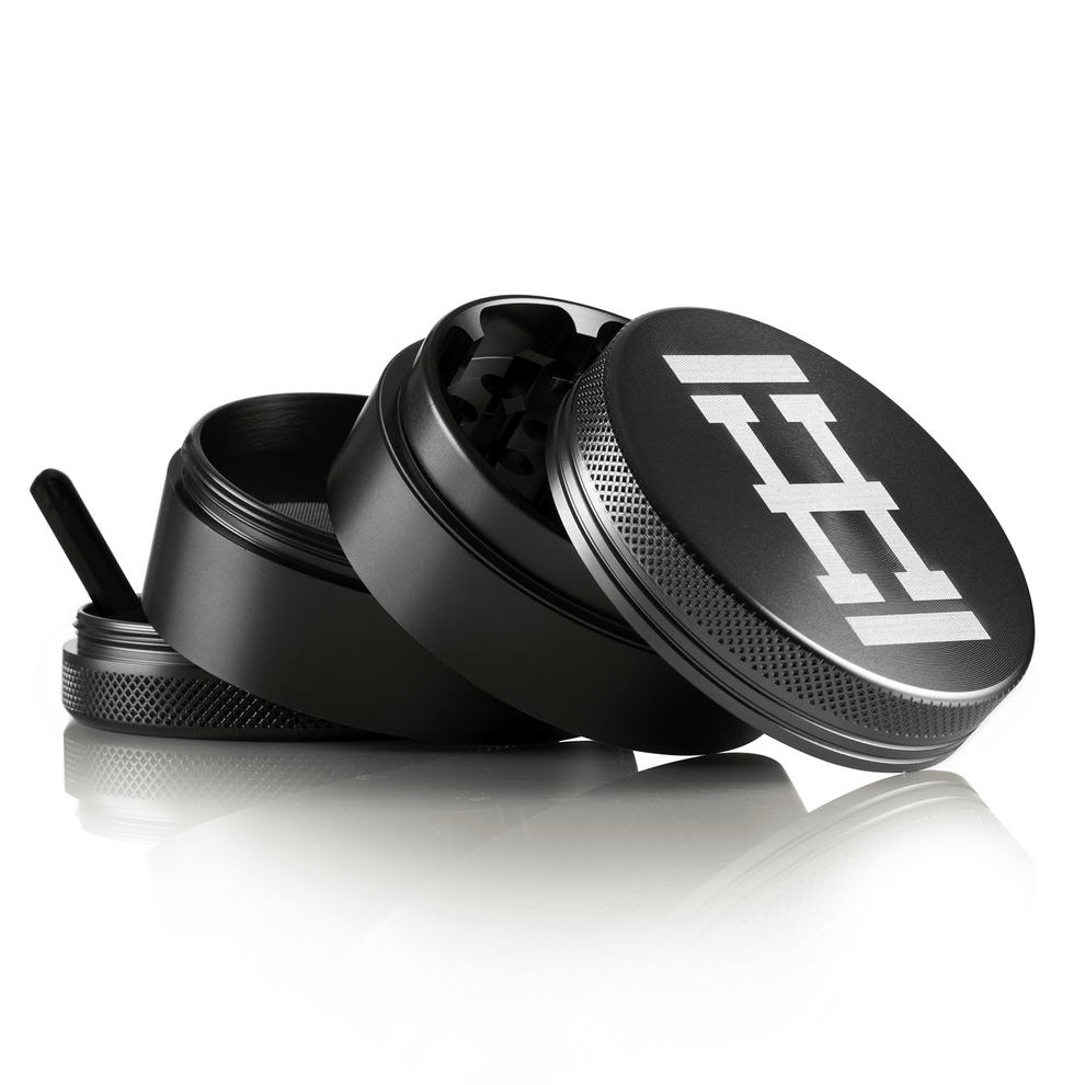 4 Piece Anodized Large Aluminum Herb Grinder - 1