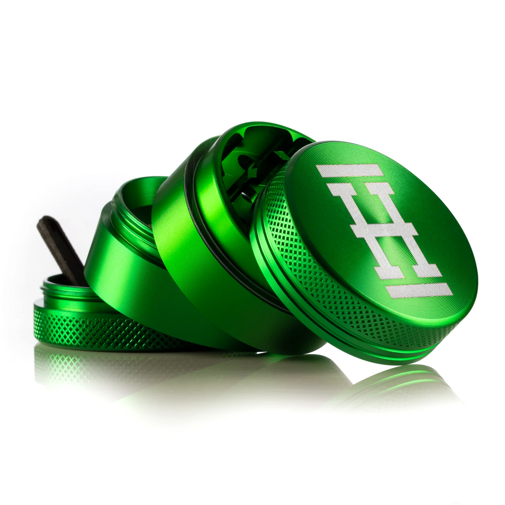 4 Piece Mini Anodized Aluminum Herb Grinder - 7