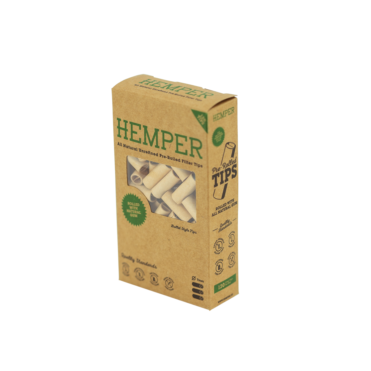 Elements - Rolling Tips Perforated Booklet 50ct - HEMPER