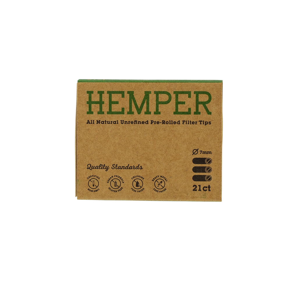 HEMPER Natural Pre-Rolled Filter Tips - 1