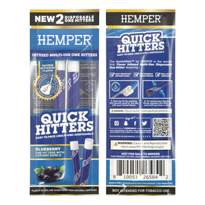 HEMPER - Quick Hitters Blueberry - Multi-Use Disposable One Hitter