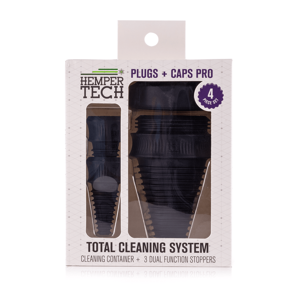 HEMPER Tech Cleaning Plugs + Caps in Black - 4