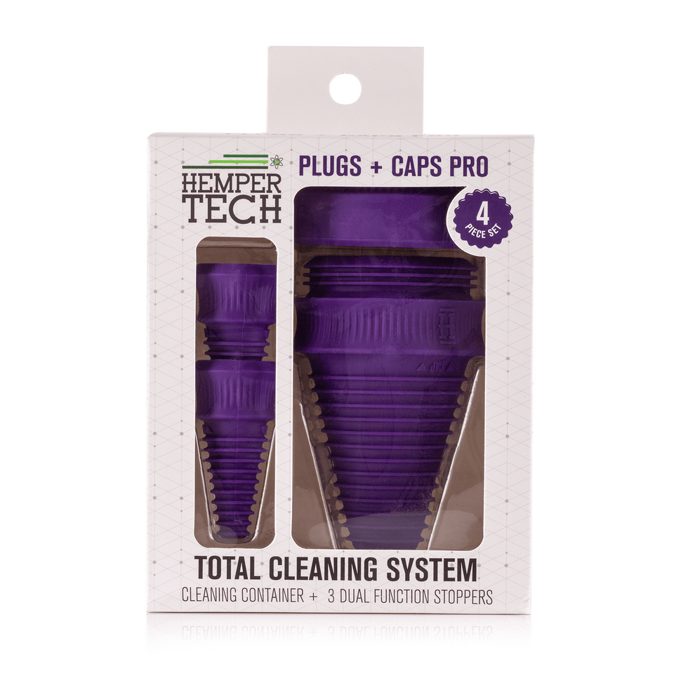 HEMPER Tech Cleaning Plugs + Caps in Purple - 3