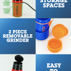 The Keeper - 3-in-1 Grinder & Storage Container