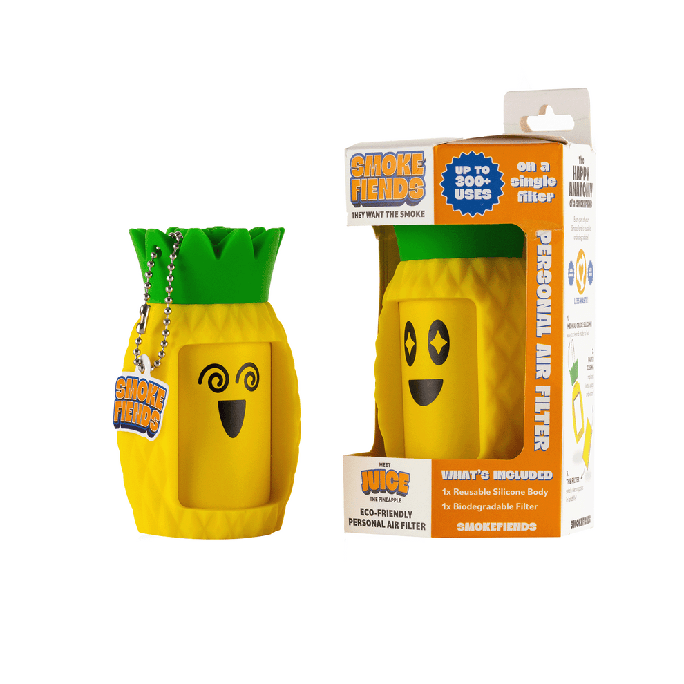 Smoke Fiends - Personal Air Filter Juice The Pineapple Themed Eco-Friendly - 8