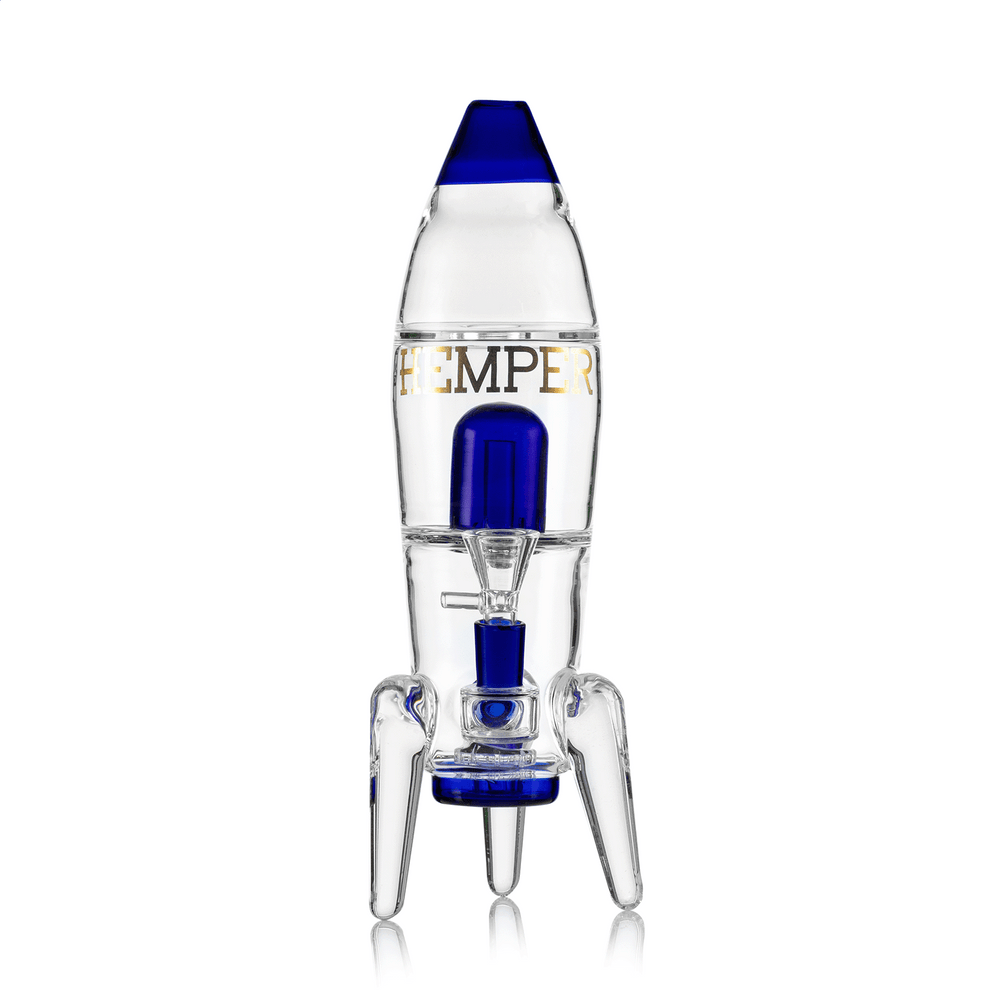HEMPER Blue Rocketship XL Bong - 1