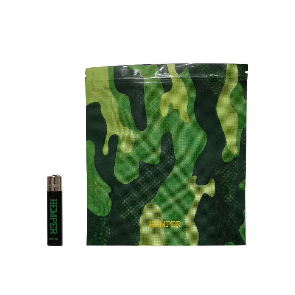 10x HEMPER Camo Smell Proof bags - Large - 5