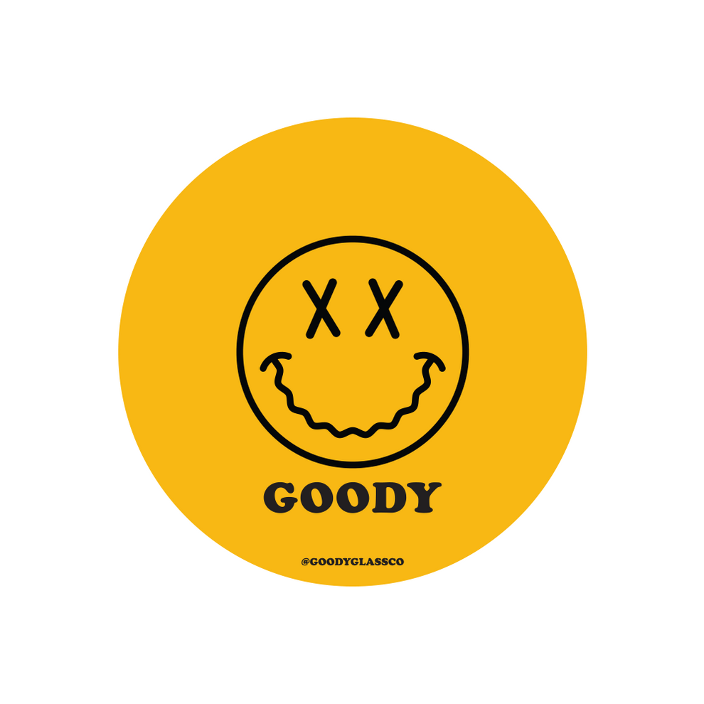 Goody Glass Yellow Dab Mat - 1