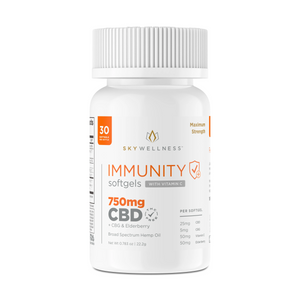 Sky Wellness - CBD + CBG/Eldberry Immunity Gummies | 750MG