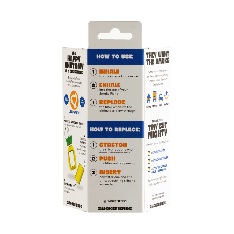 Smoke Fiends - Personal Air Filter Juice The Pineapple Themed Eco-Friendly - 3