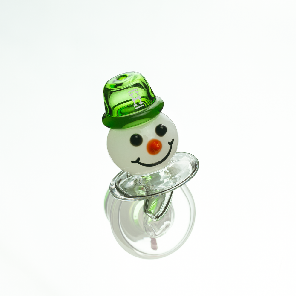 Snowman Glass Carb Cap - 2