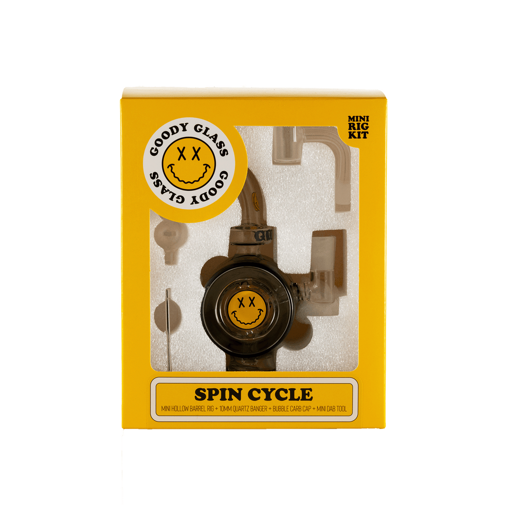 Goody Glass - Spin Cycle Mini Dab Rig 4-Piece Kit - 2
