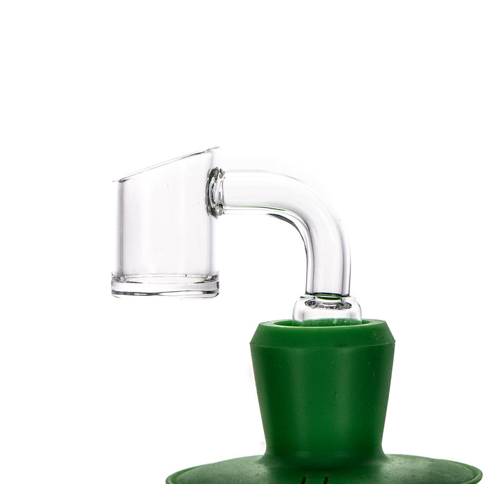 Thick-Base Large Quartz Banger | High Airflow | 14mm Male Joint |  25mm OD | 2mm Thickness - 2