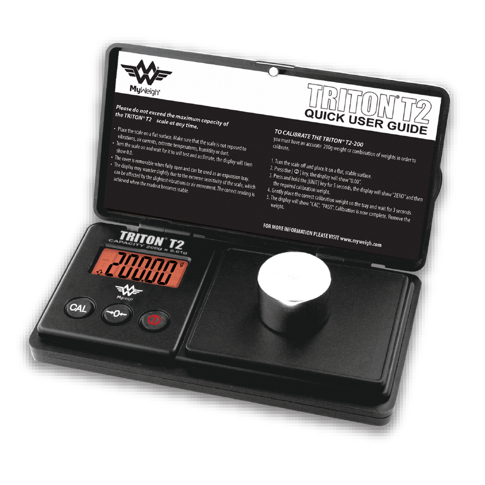 My Weigh - Triton T2 200g x 0.01g Digital Pocket Scale - 1