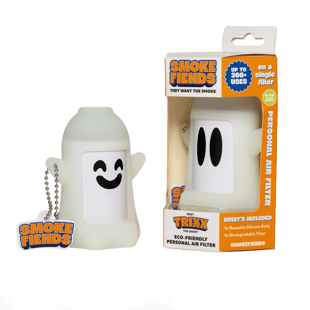 Smoke Fiends - Personal Air Filter Trixx The Ghost Themed Eco-Friendly