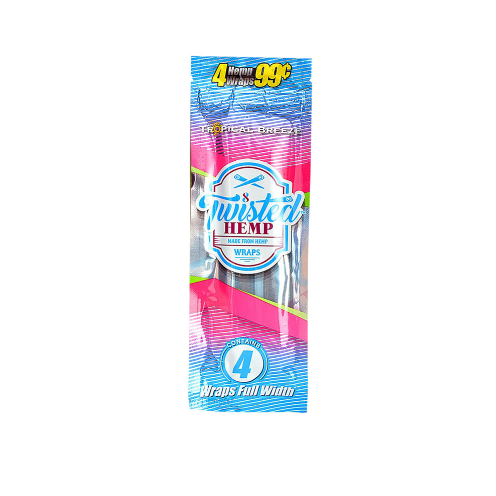 Twisted Hemp Tropical Breeze Hemp Rolls 4PK - 6