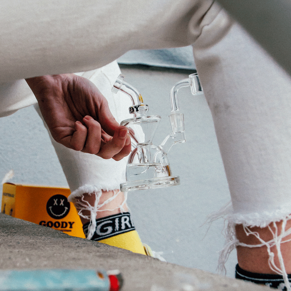 Goody Glass - Twister Mini Dab Rig 4-Piece Kit - 7