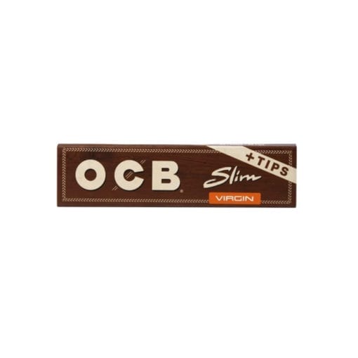 OCB Virgin King Size Rolling Papers With Tips - 1