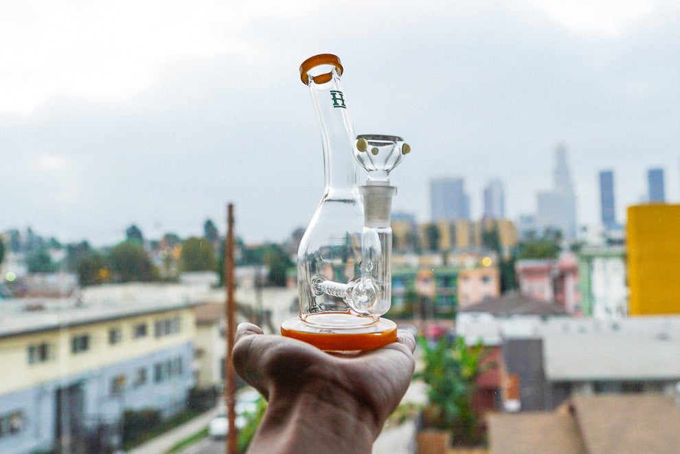 Whistler Bent-Neck Bong - 6.5" - 14