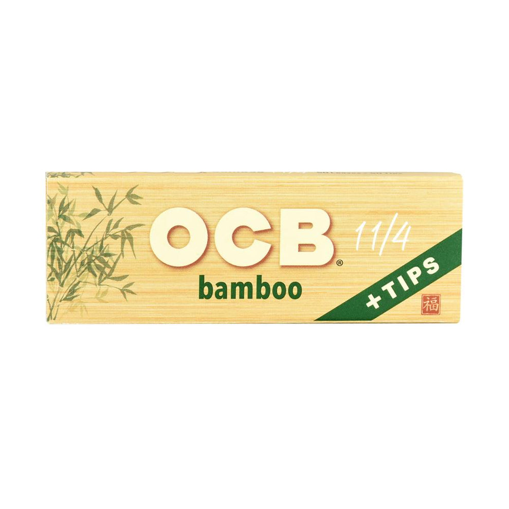 OCB - Bamboo 1 1/4 Size Rolling Papers + Tips - 1