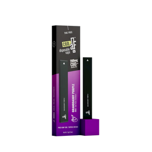 CBDaF! - Granddaddy Purple CBD Isolate 200MG Disposable Vape