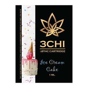 3Chi - Delta 8 Ice Cream Cake Cart | 1000mg