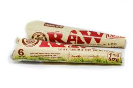 RAW Organic 1 1/4 Cones - 6 Pack - 1