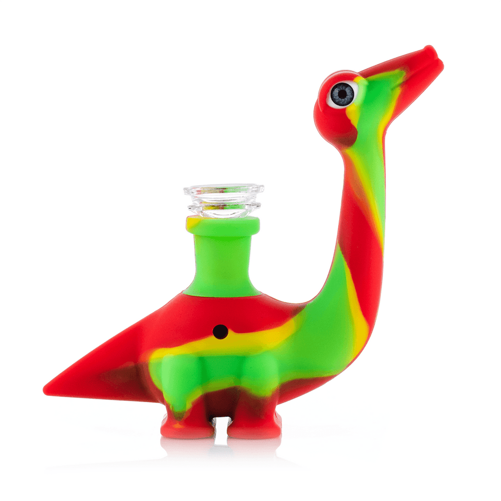 Siliclab - Silicone Dinosaur Hand Pipe - HEMPER