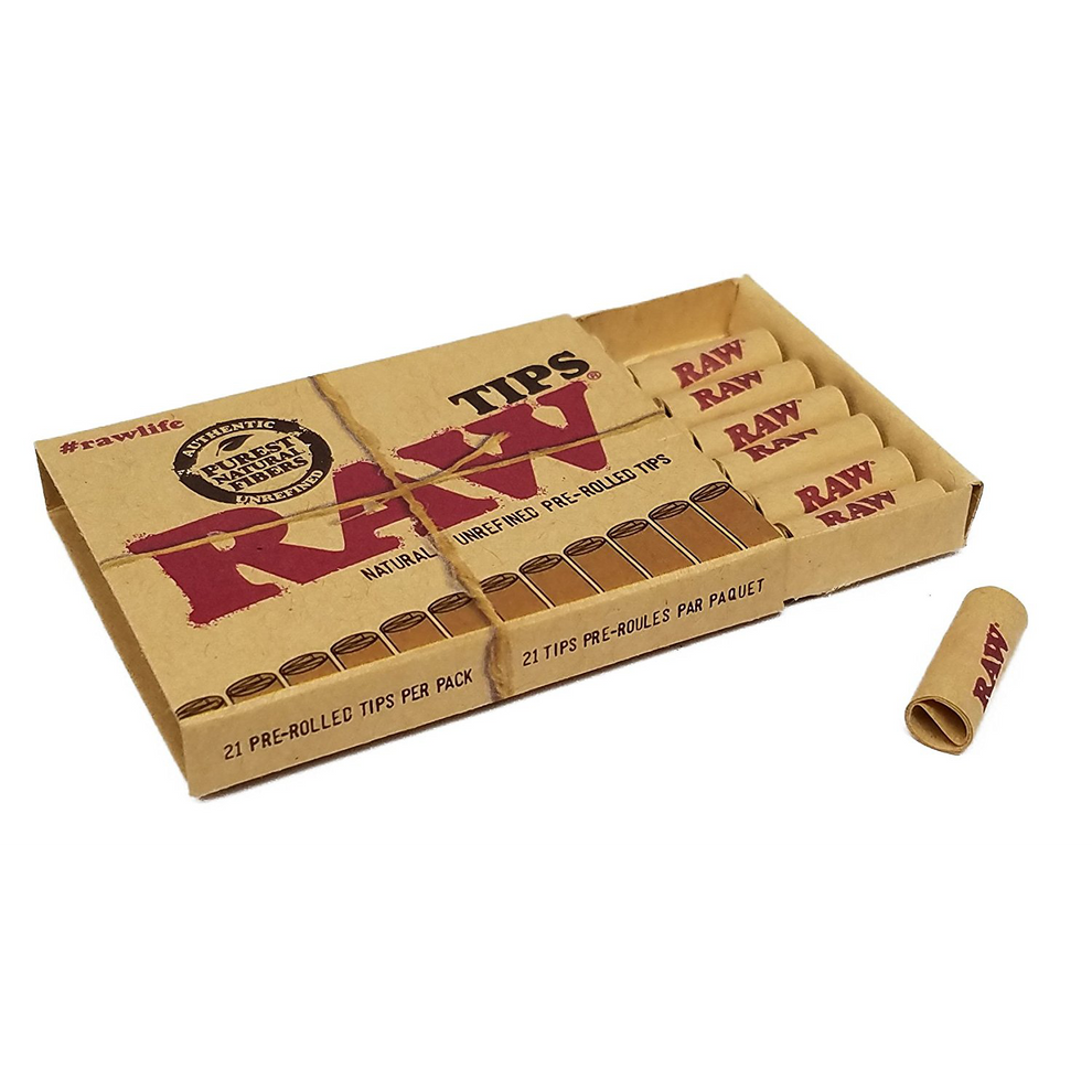 RAW Pre-Rolled Filter Tips 21CT - 1
