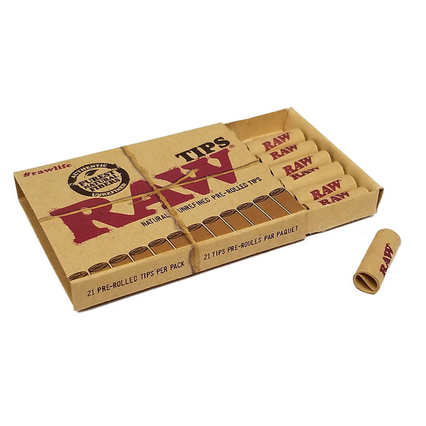 RAW PreRolled Filter Tips 21ct HEMPER